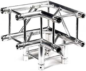 Traversenelement Eurotruss FD34, Ecke 90&deg; + down